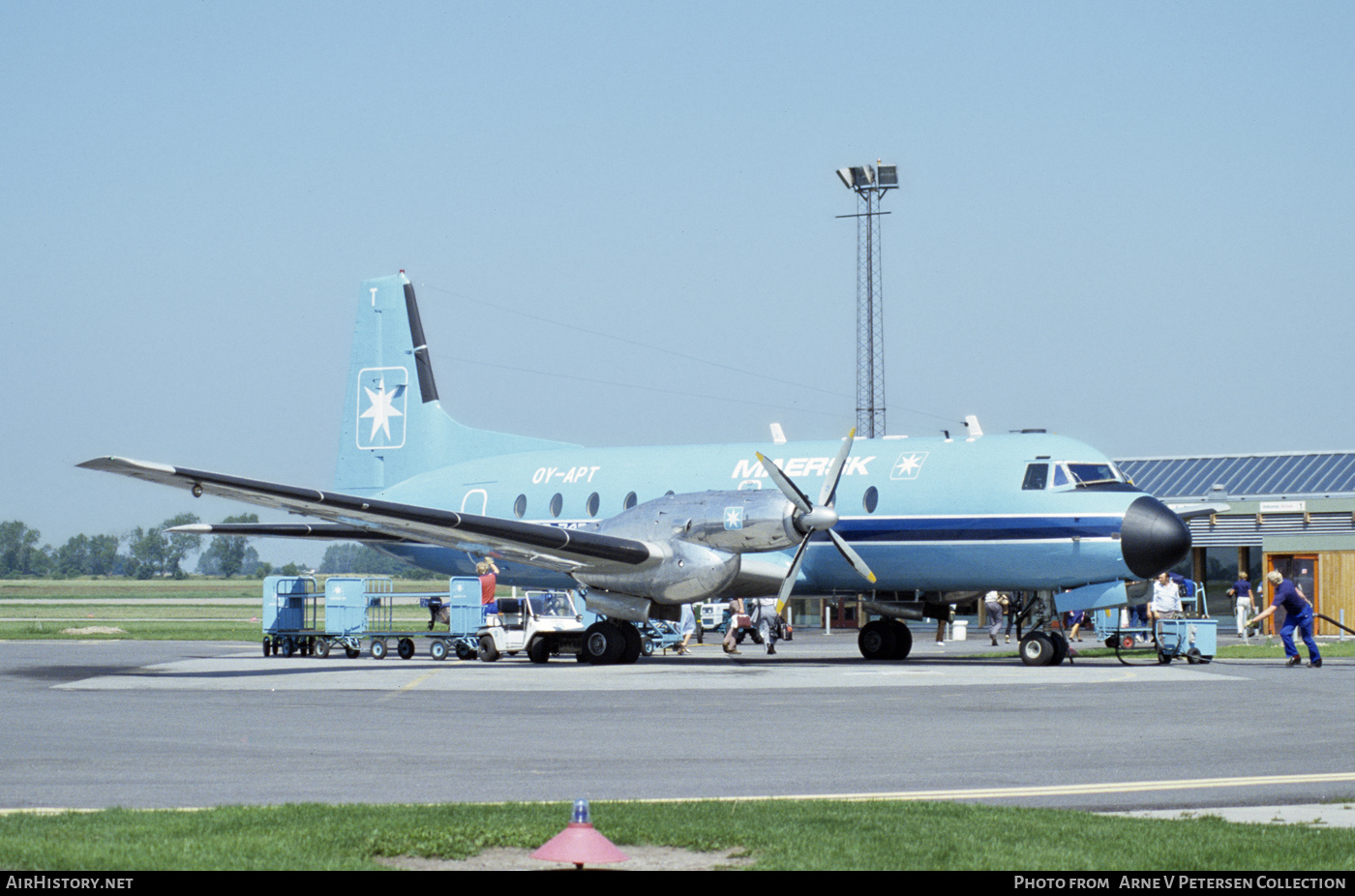 Aircraft Photo of OY-APT | Hawker Siddeley HS-748 Srs2/234 | Maersk Air | AirHistory.net #863624