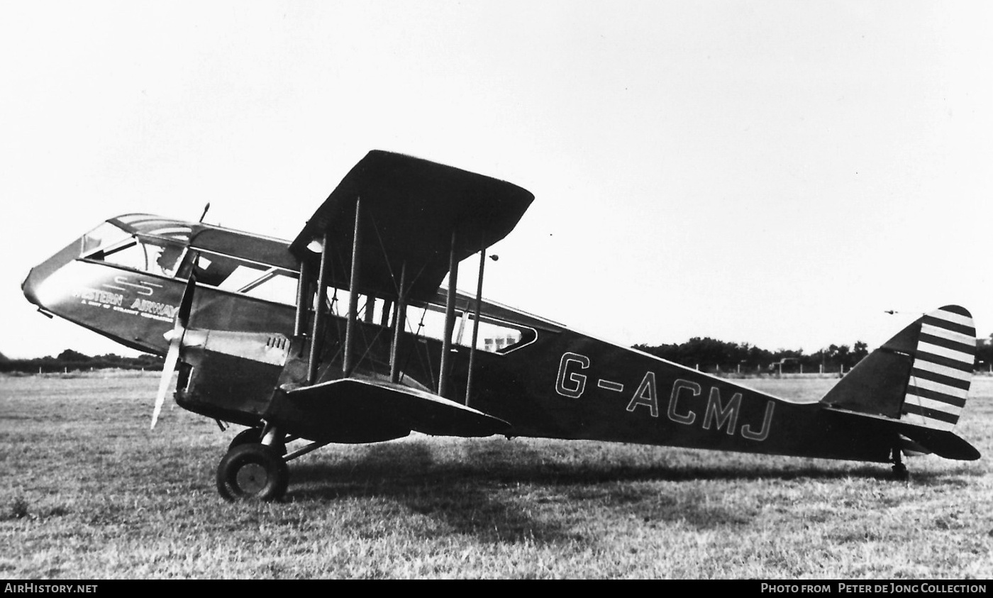 Aircraft Photo of G-ACMJ | De Havilland D.H. 84 Dragon | Western Airways | AirHistory.net #863671