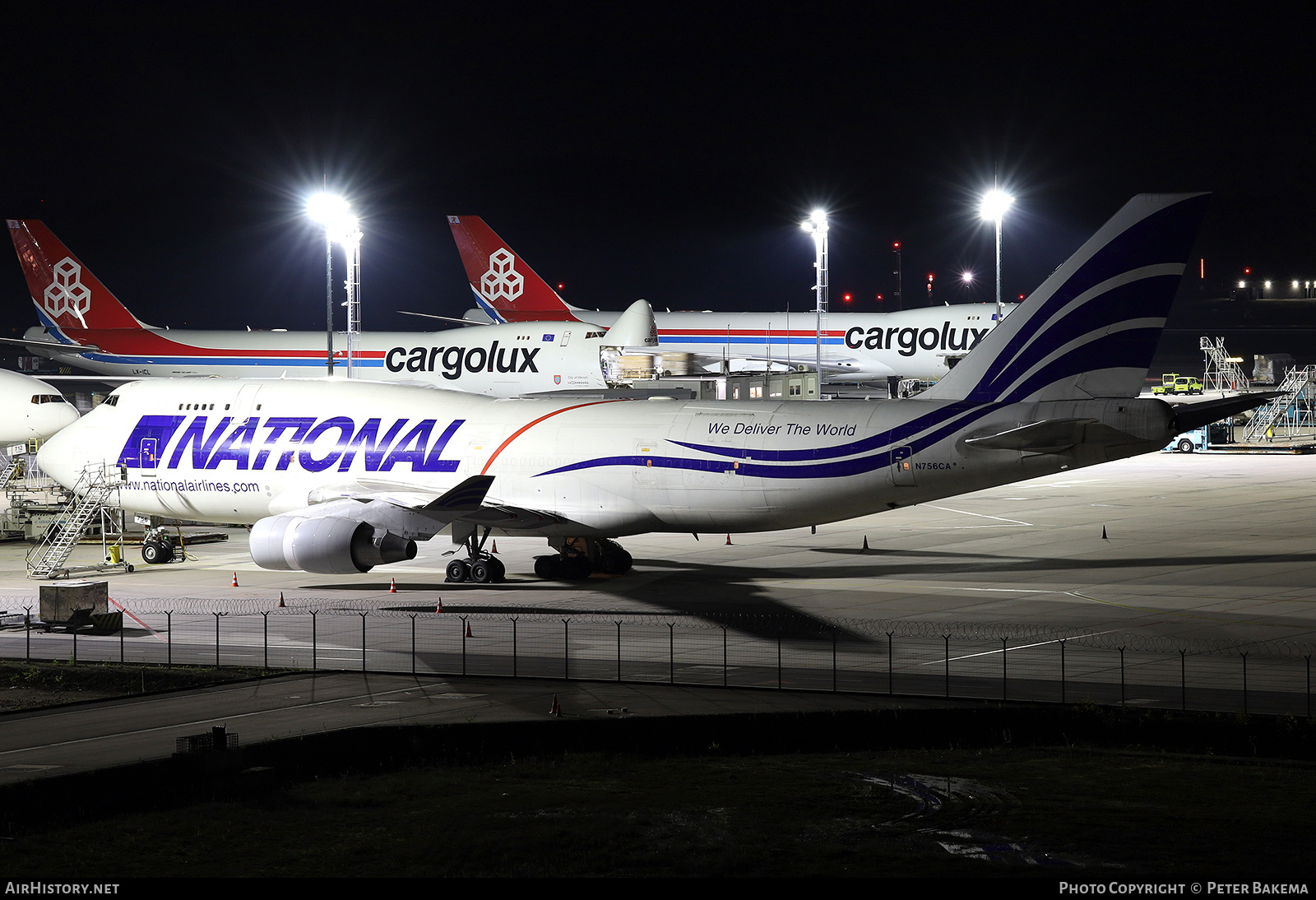 Aircraft Photo of N756CA | Boeing 747-412(BCF) | National Airlines | AirHistory.net #863673