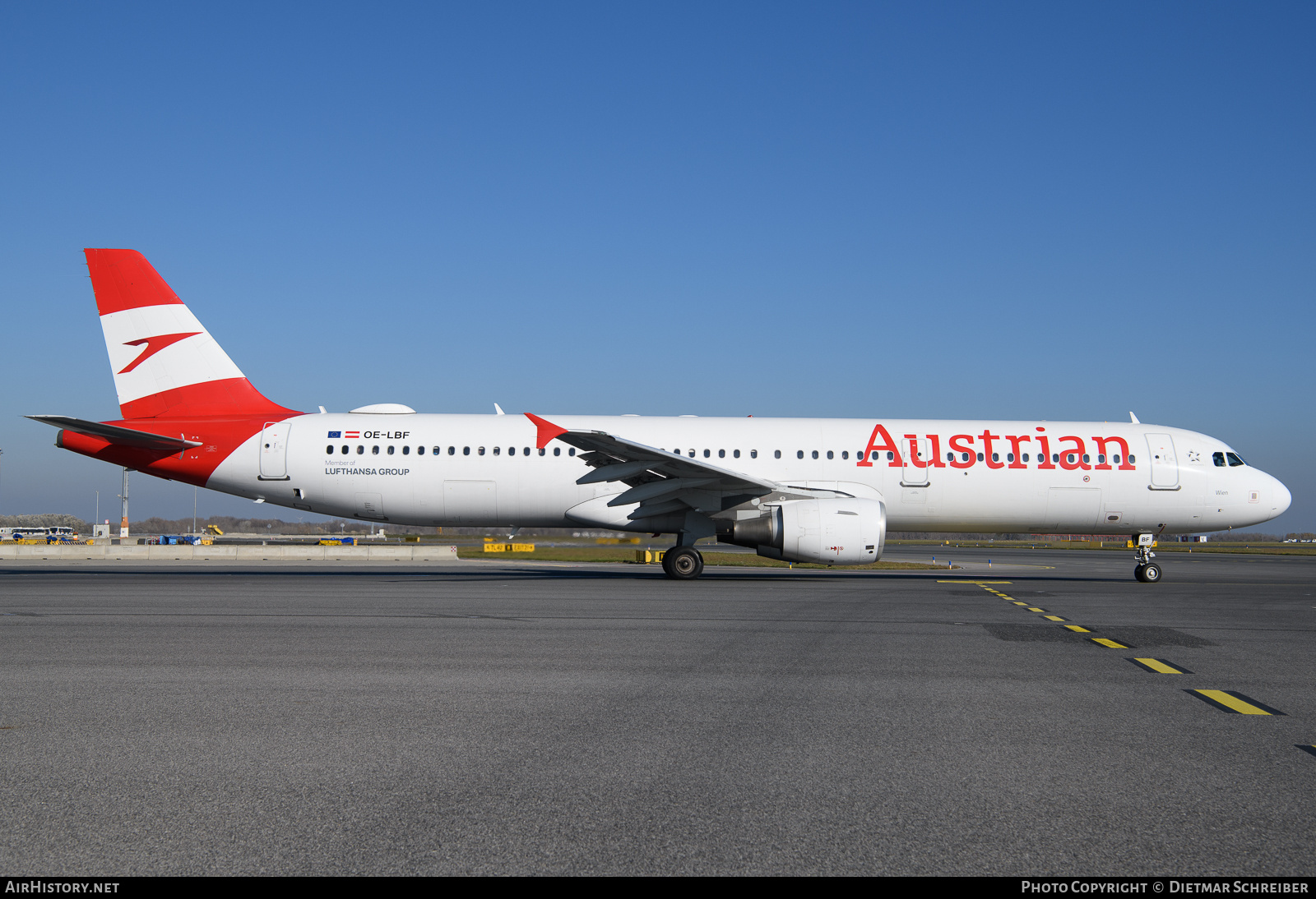 Aircraft Photo of OE-LBF | Airbus A321-211 | Austrian Airlines | AirHistory.net #863728