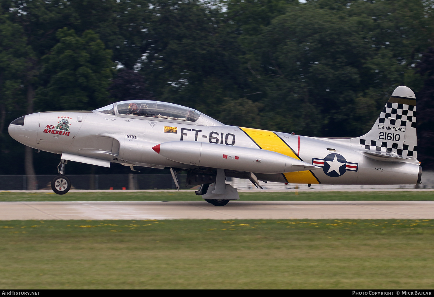 Aircraft Photo of N133DV / 21610 | Canadair CT-133 Silver Star 3 | USA - Air Force | AirHistory.net #863748