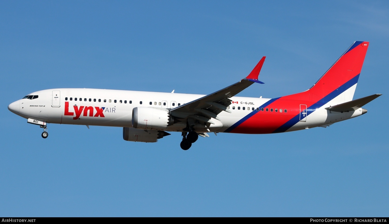 Aircraft Photo of C-GJSL | Boeing 737-8 Max 8 | Lynx Air | AirHistory.net #863854