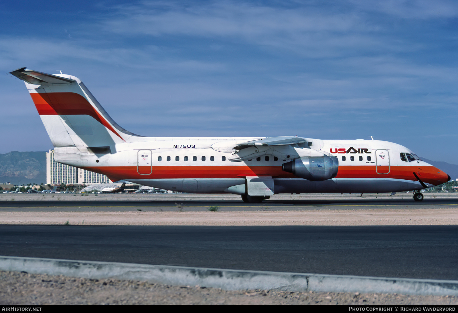Aircraft Photo of N175US | British Aerospace BAe-146-200 | USAir | AirHistory.net #863963