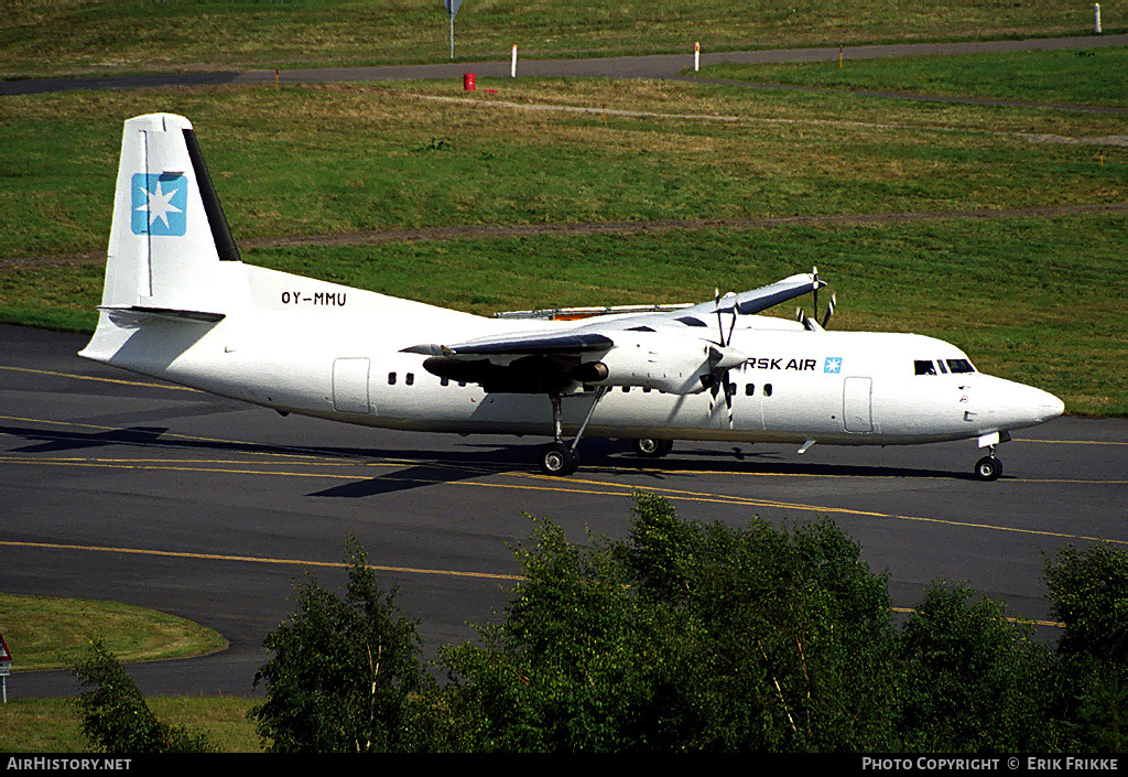 Aircraft Photo of OY-MMU | Fokker 50 | Maersk Air | AirHistory.net #864042