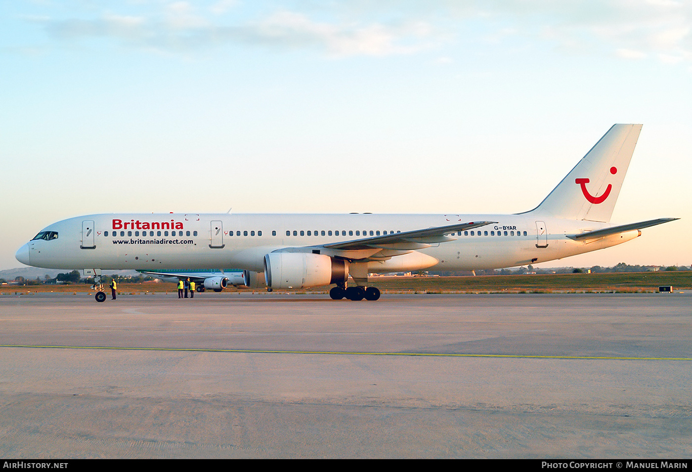 Aircraft Photo of G-BYAR | Boeing 757-204 | Britannia Airways | AirHistory.net #864108