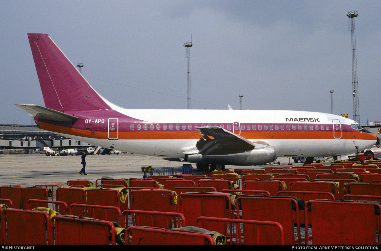 Aircraft Photo of OY-APO | Boeing 737-2L9/Adv | Maersk Air | AirHistory.net #864134