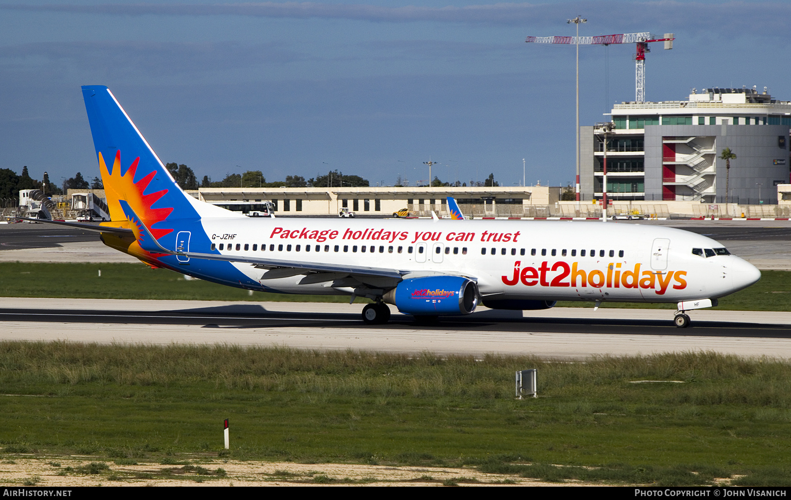 Aircraft Photo of G-JZHF | Boeing 737-8K2 | Jet2 Holidays | AirHistory.net #864207