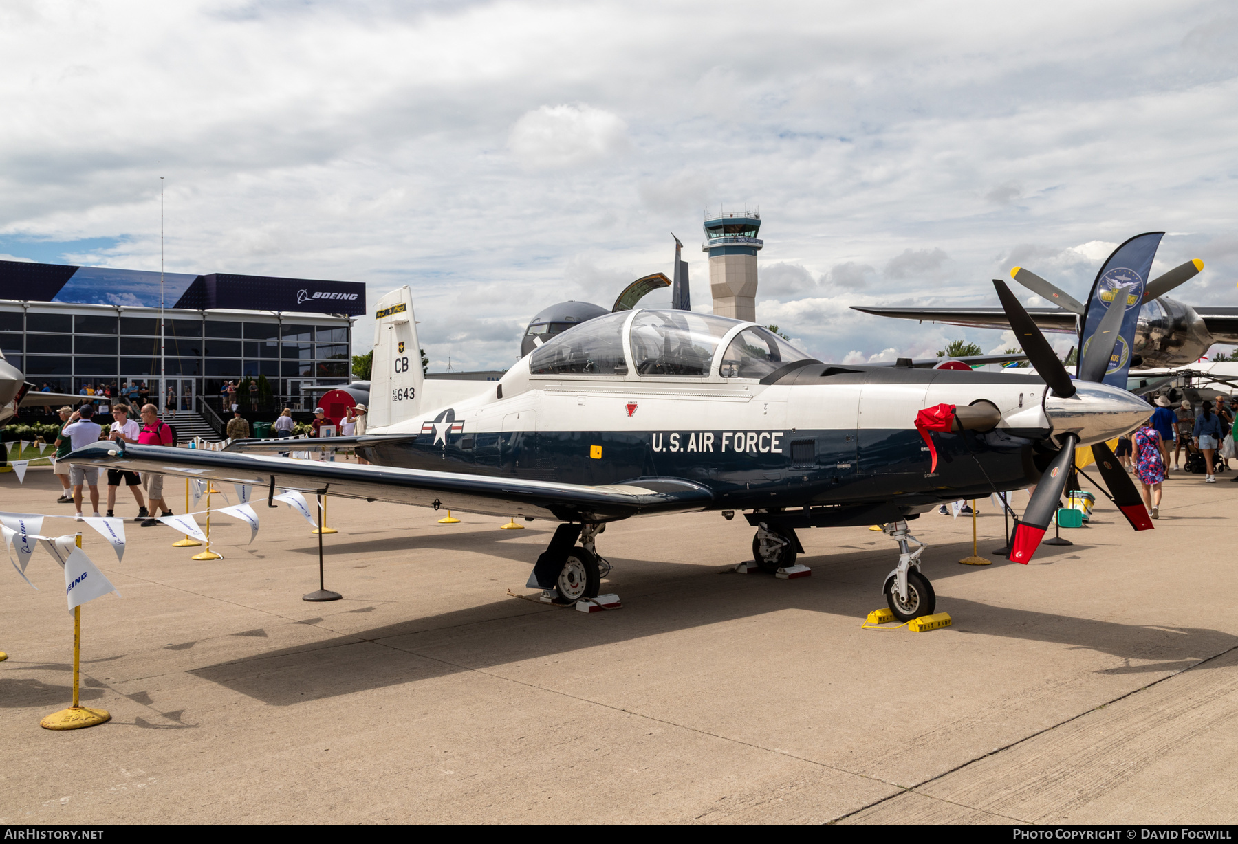 Aircraft Photo of 02-3643 | Raytheon T-6A Texan II | USA - Air Force | AirHistory.net #864258