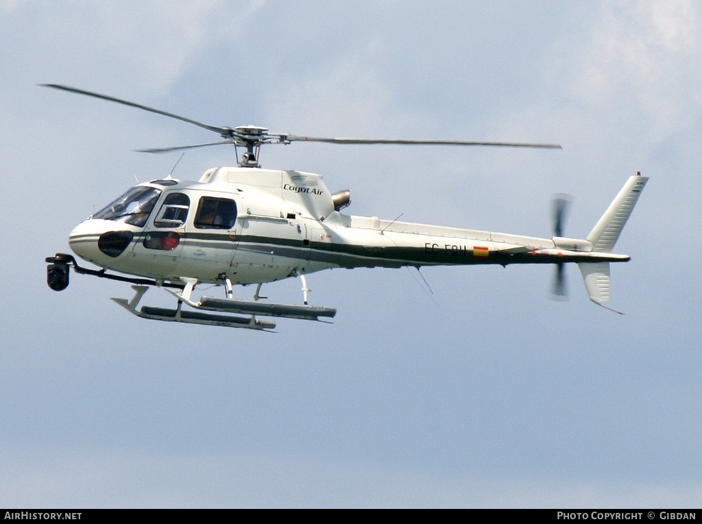Aircraft Photo of EC-FQH | Aerospatiale AS-350B-2 Ecureuil | CoyotAir | AirHistory.net #864292