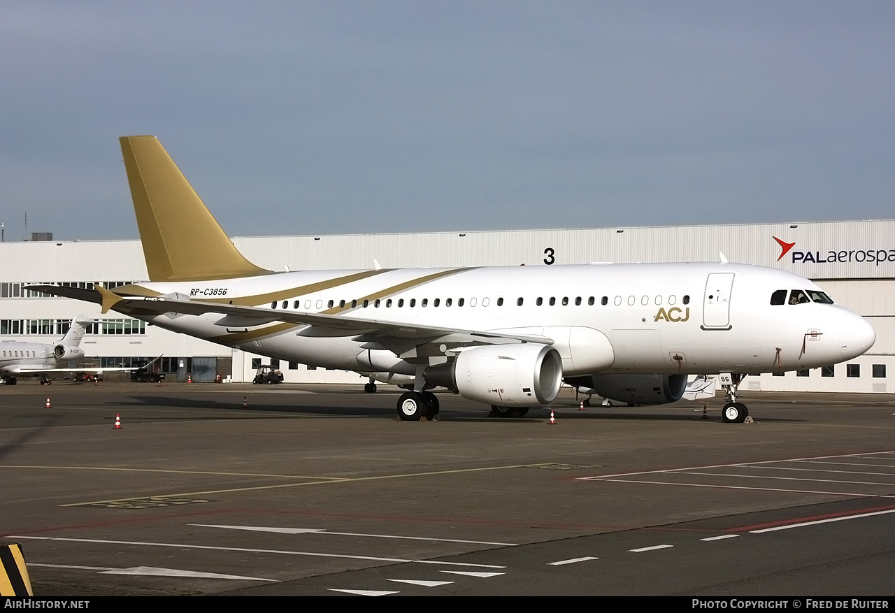 Aircraft Photo of RP-C3856 | Airbus A319-115ACJ | AirHistory.net #864304