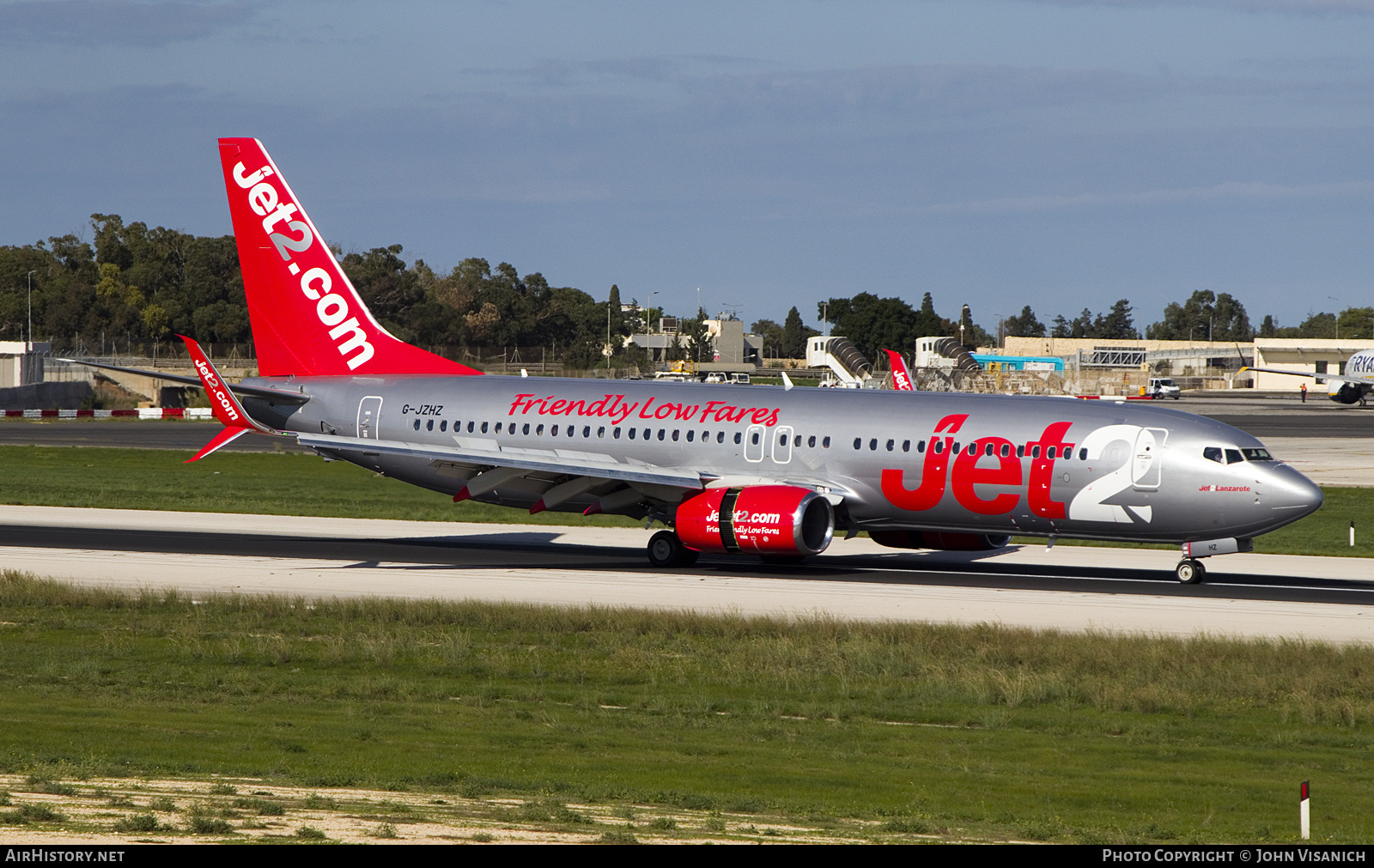 Aircraft Photo of G-JZHZ | Boeing 737-800 | Jet2 | AirHistory.net #864476