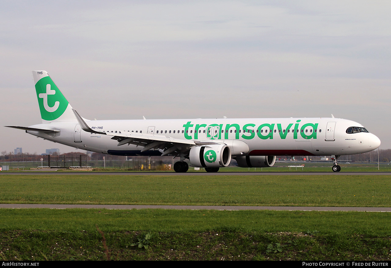 Aircraft Photo of PH-YHS | Airbus A321-251NX | Transavia | AirHistory.net #864504