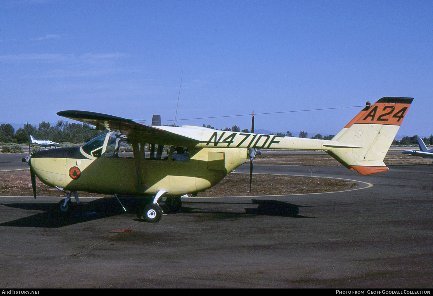 Aircraft Photo of N471DF | Cessna O-2A Super Skymaster | California Department of Forestry - CDF | AirHistory.net #864522