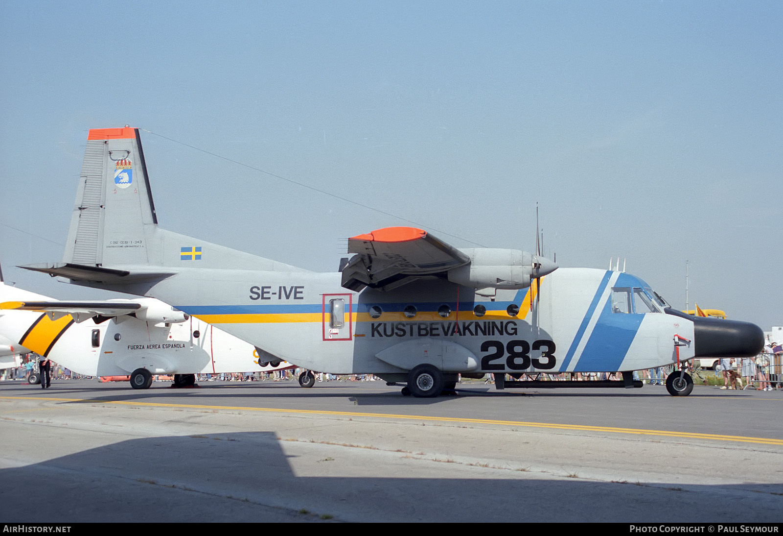 Aircraft Photo of SE-IVE | CASA C-212-200 Aviocar | Kustbevakning - Swedish Coastguard | AirHistory.net #864637