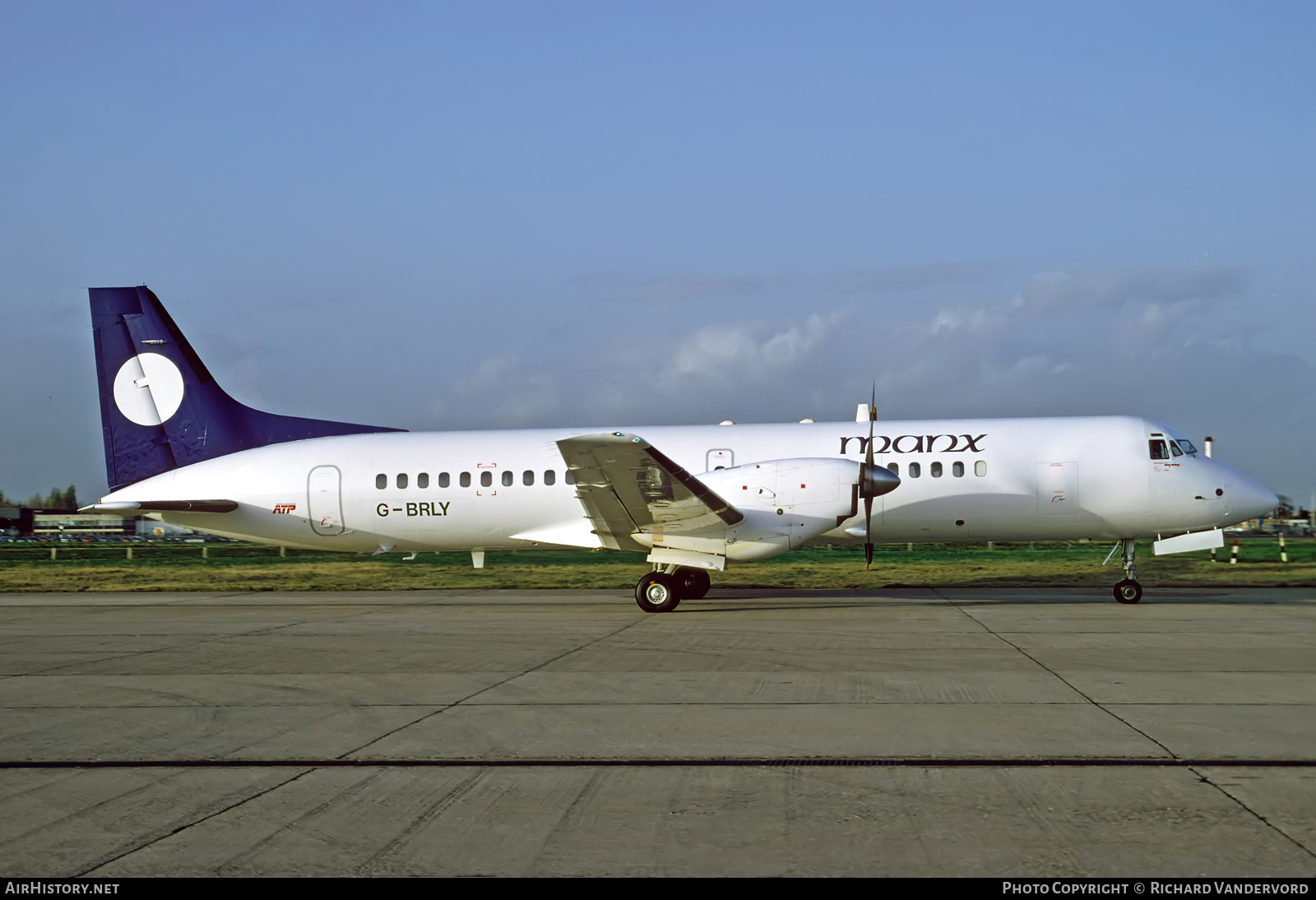 Aircraft Photo of G-BRLY | British Aerospace ATP | Manx Airlines | AirHistory.net #864661