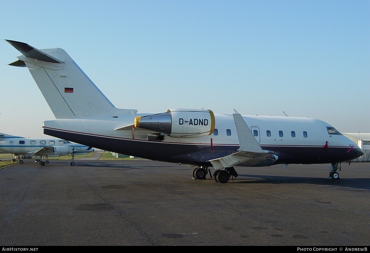 Aircraft Photo of D-ADND | Bombardier Challenger 604 (CL-600-2B16) | AirHistory.net #864773