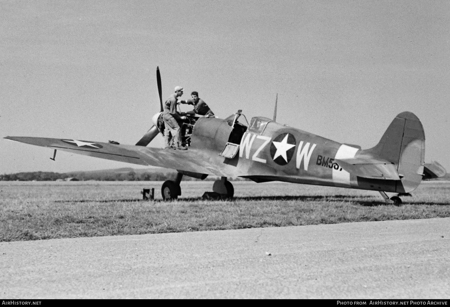 Aircraft Photo of BM587 | Supermarine 349 Spitfire LF5B | USA - Air Force | AirHistory.net #864782