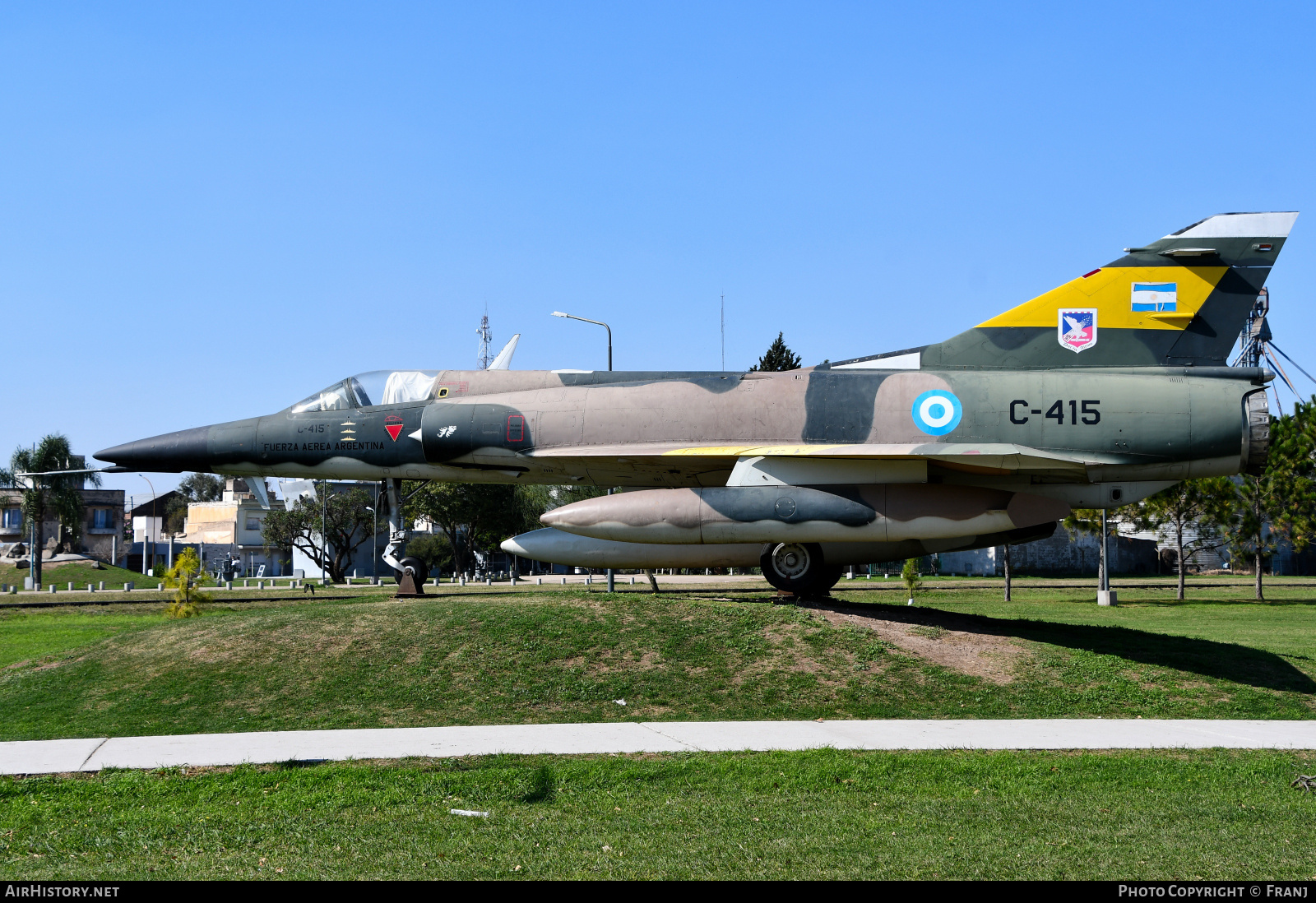 Aircraft Photo of C-415 | Israel Aircraft Industries Dagger A | Argentina - Air Force | AirHistory.net #864783