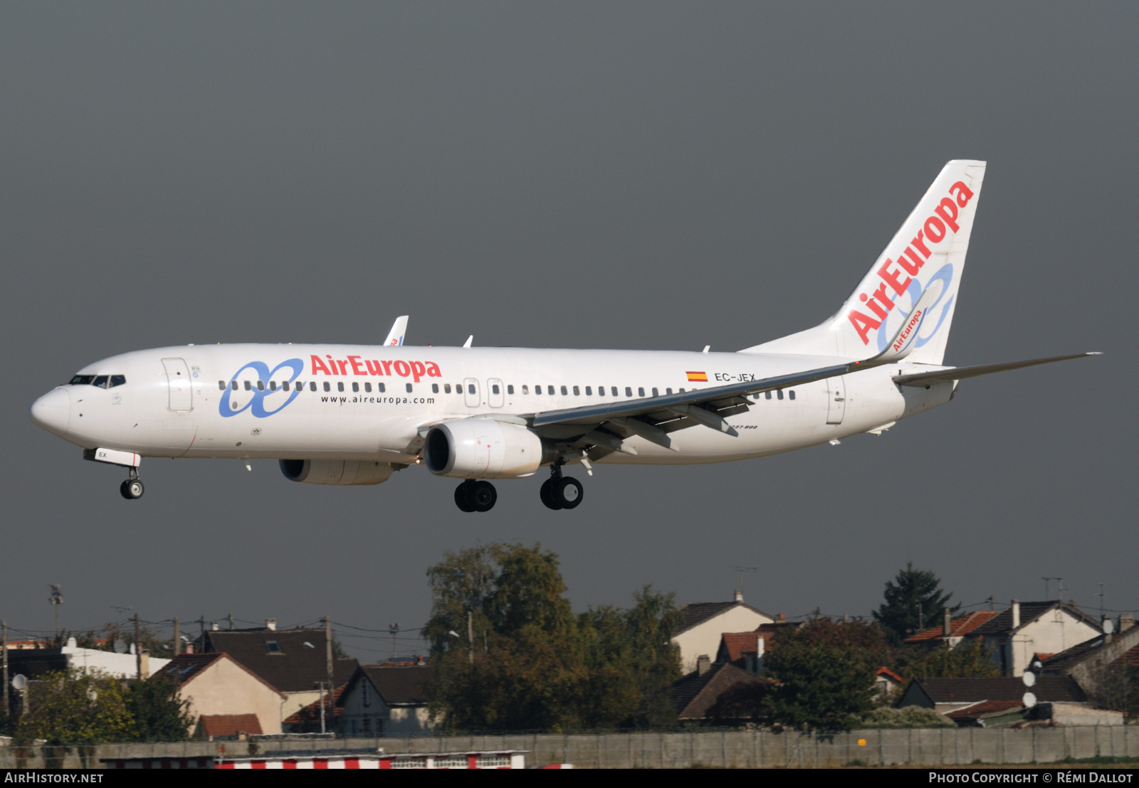 Aircraft Photo of EC-JEX | Boeing 737-86N | Air Europa | AirHistory.net #864793