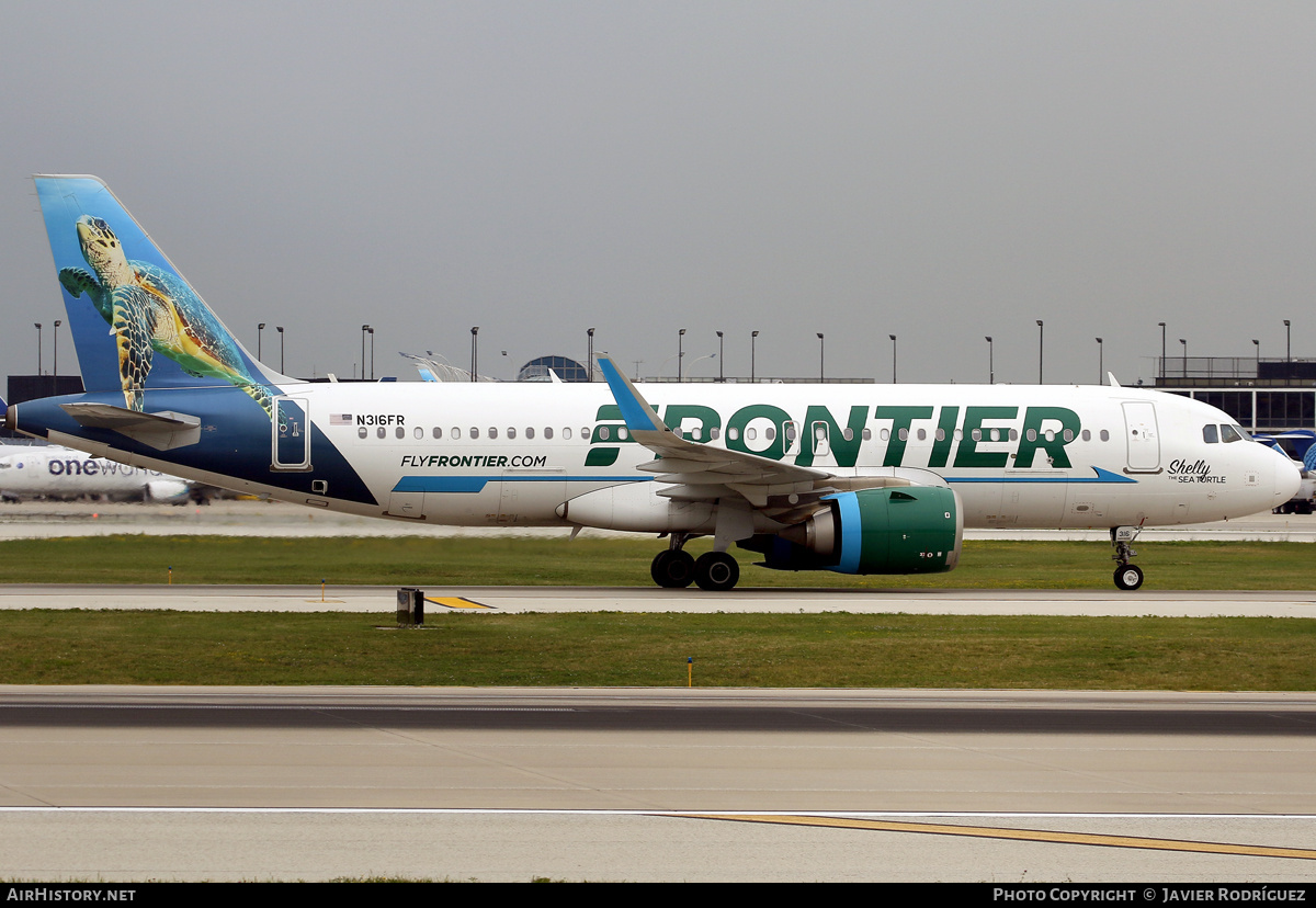 Aircraft Photo of N316FR | Airbus A320-251N | Frontier Airlines | AirHistory.net #864912