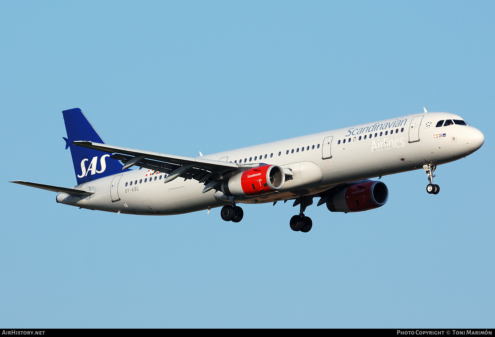 Aircraft Photo of OY-KBL | Airbus A321-232 | Scandinavian Airlines - SAS | AirHistory.net #865116