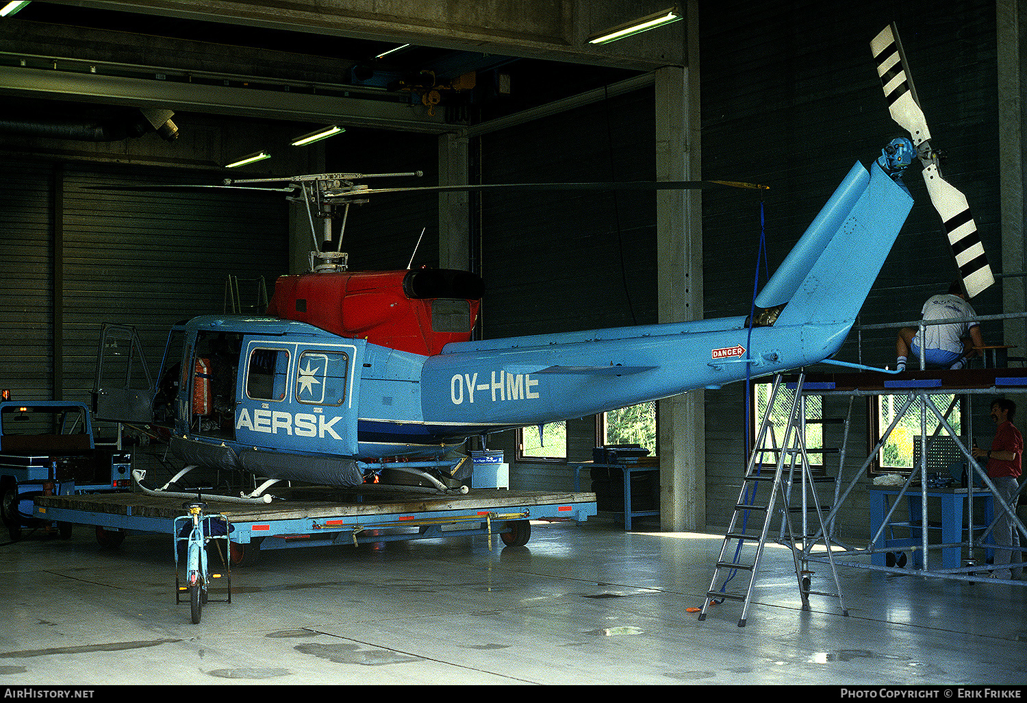 Aircraft Photo of OY-HME | Bell 212 Twin Two-Twelve | Maersk Air | AirHistory.net #865261