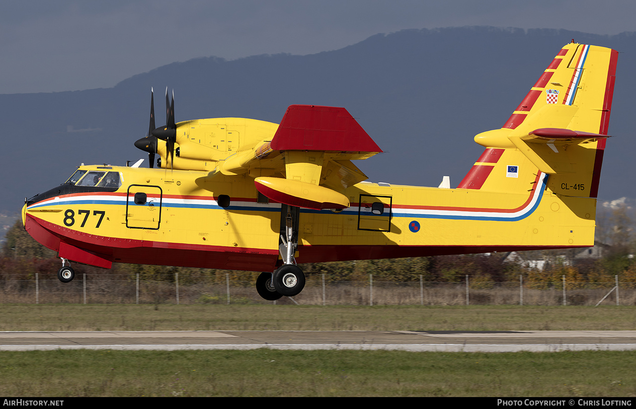 Aircraft Photo of 877 | Bombardier CL-415 (CL-215-6B11) | Croatia - Air Force | AirHistory.net #865336