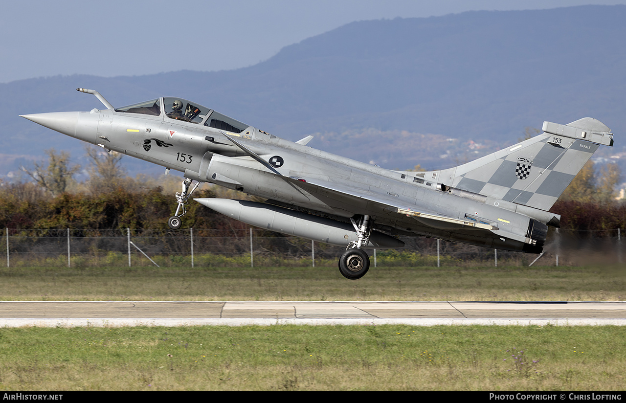 Aircraft Photo of 153 | Dassault Rafale C | Croatia - Air Force | AirHistory.net #865354