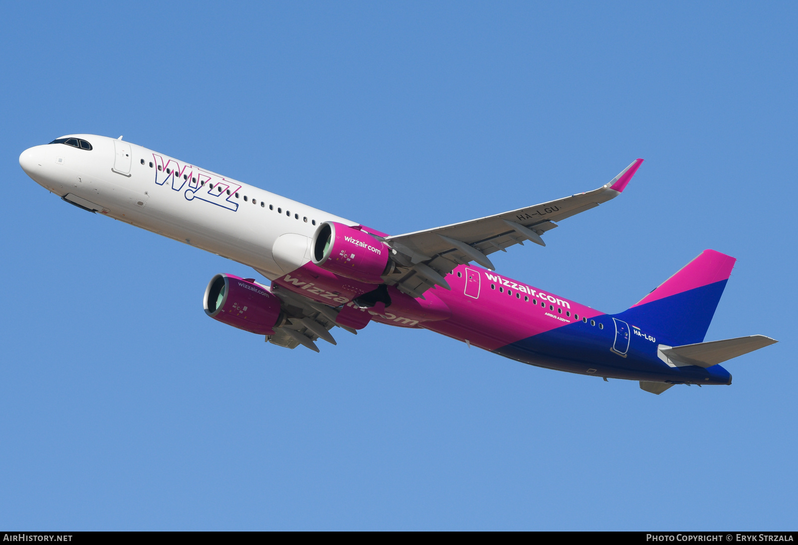 Aircraft Photo of HA-LGU | Airbus A321-271NX | Wizz Air | AirHistory.net #865440