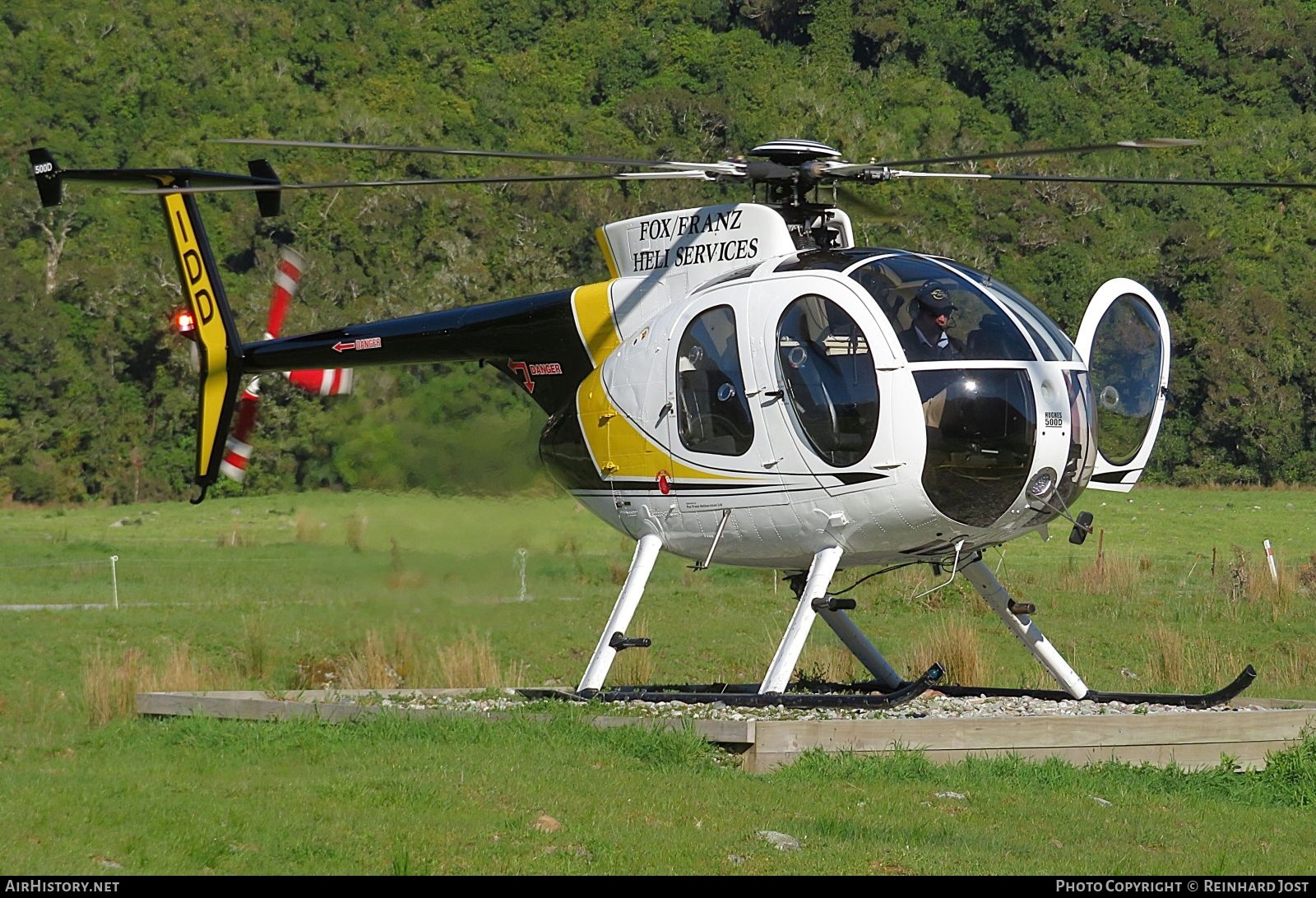 Aircraft Photo of ZK-IDD / IDD | Hughes 500D (369D) | Fox/Franz Heliservices | AirHistory.net #865519