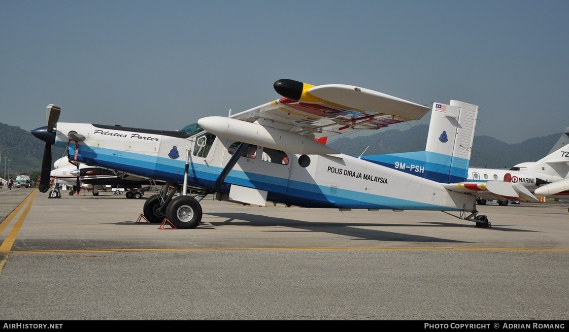 Aircraft Photo of 9M-PSH | Pilatus PC-6/B2-H4 Turbo Porter | Polis Diraja Malaysia | AirHistory.net #865638