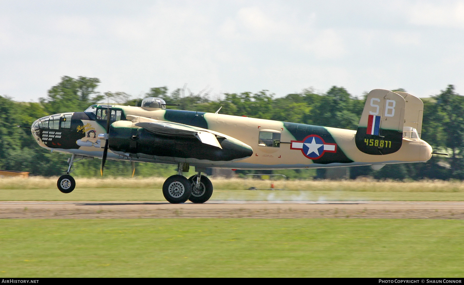 Aircraft Photo of HB-RDE / 458811 | North American B-25J Mitchell | USA - Air Force | AirHistory.net #865909