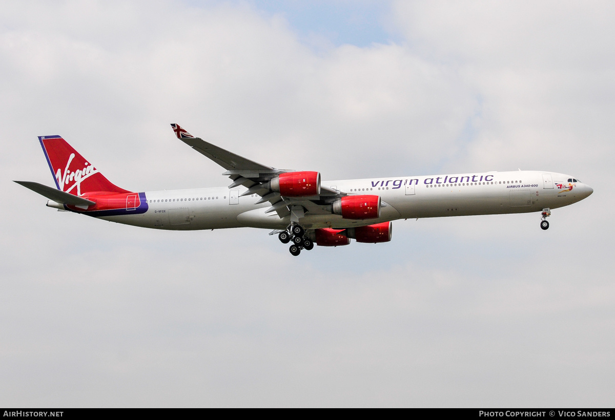 Aircraft Photo of G-VFOX | Airbus A340-642 | Virgin Atlantic Airways | AirHistory.net #867006