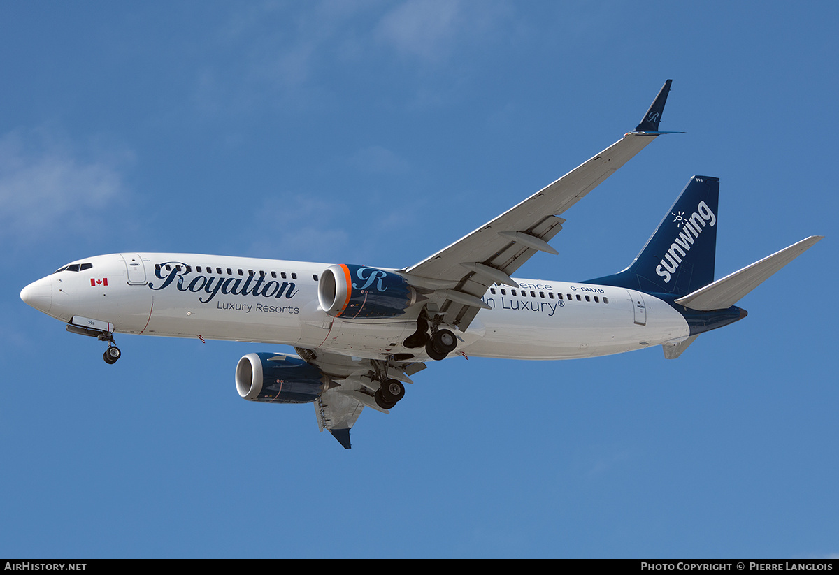 Aircraft Photo of C-GMXB | Boeing 737-8 Max 8 | Sunwing Airlines | AirHistory.net #867905