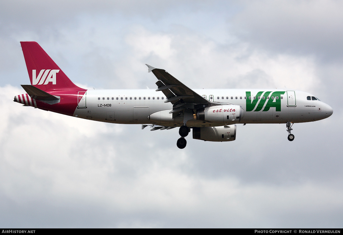 Aircraft Photo of LZ-MDB | Airbus A320-232 | VIA - Air VIA Bulgarian Airways | AirHistory.net #868813