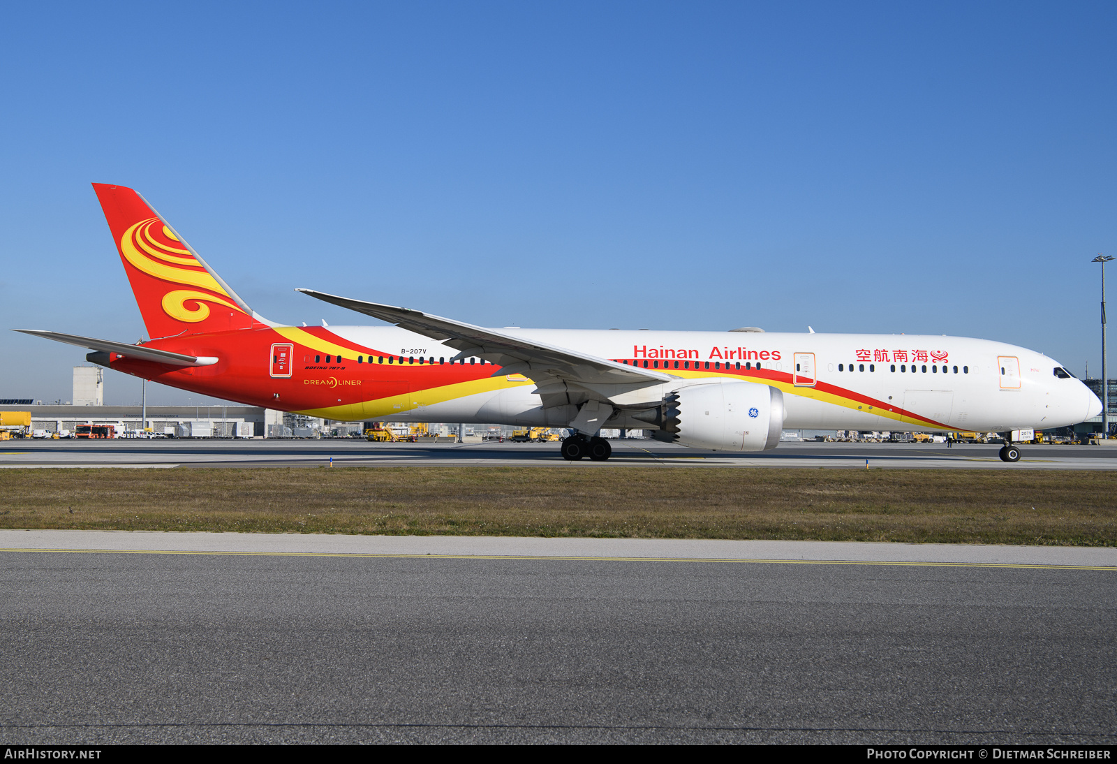 Aircraft Photo of B-207V | Boeing 787-9 Dreamliner | Hainan Airlines | AirHistory.net #868857