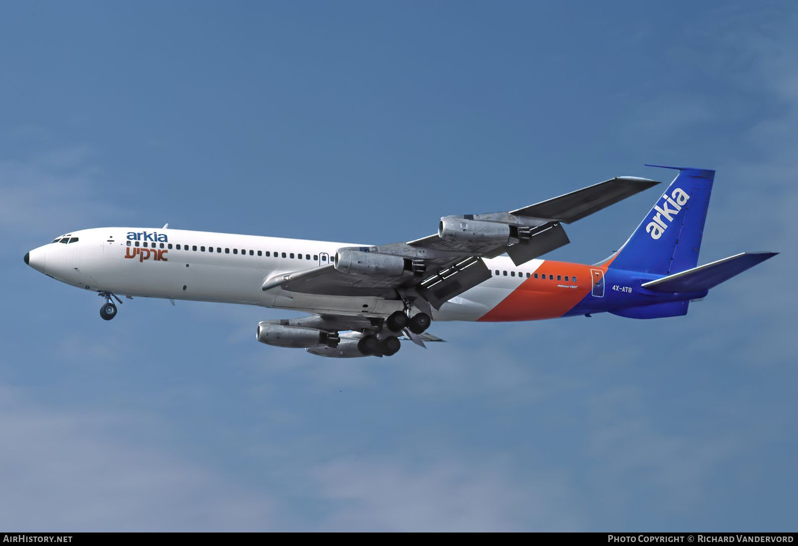 Aircraft Photo of 4X-ATB | Boeing 707-458 | Arkia Israeli Airlines | AirHistory.net #868897