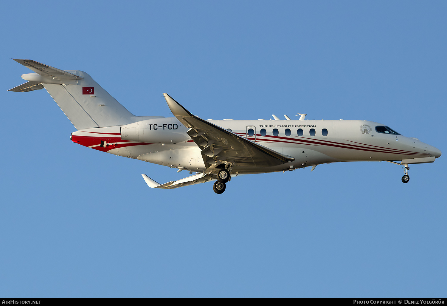 Aircraft Photo of TC-FCD | Cessna 700 Citation Longitude | Turkish Flight Inspection | AirHistory.net #868985