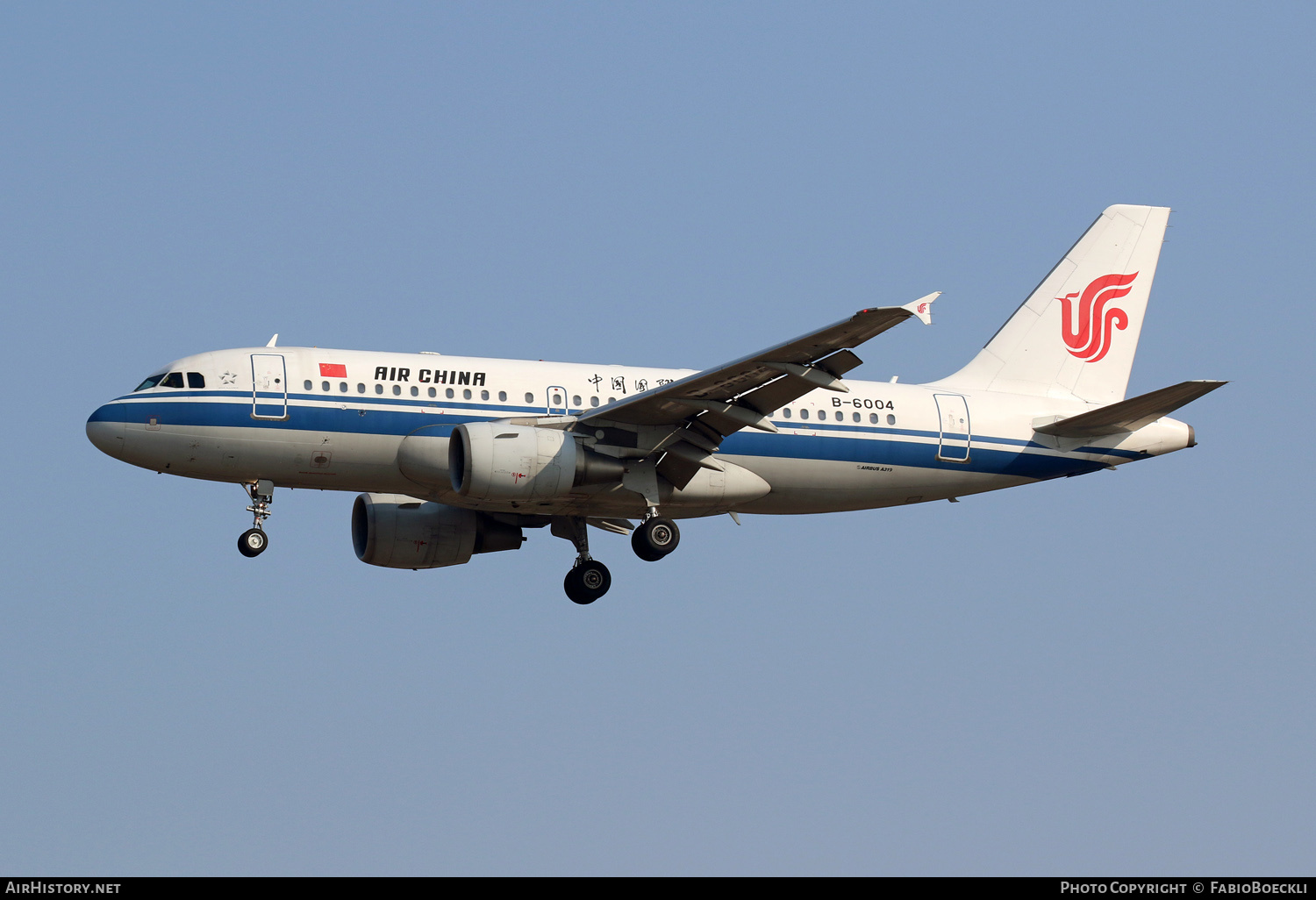 Aircraft Photo of B-6004 | Airbus A319-115 | Air China | AirHistory.net #869137