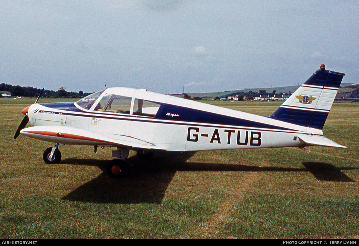 Aircraft Photo of G-ATUB | Piper PA-28-140 Cherokee | Airways Flying Club | AirHistory.net #869340