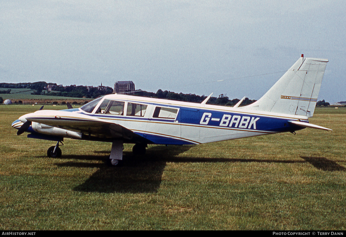 Aircraft Photo of G-BABK | Piper PA-34-200 Seneca | AirHistory.net #869341