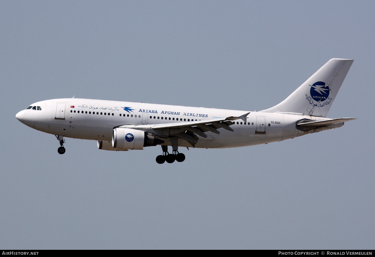 Aircraft Photo of TC-SGC | Airbus A310-304 | Ariana Afghan Airlines | AirHistory.net #869470