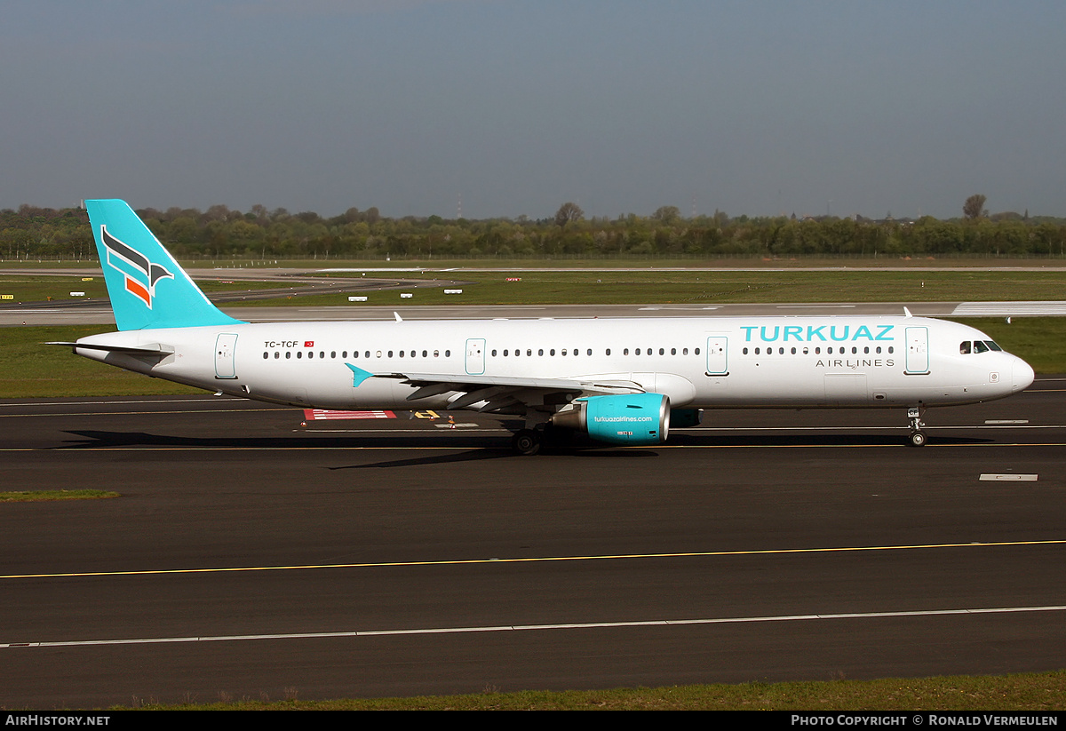 Aircraft Photo of TC-TCF | Airbus A321-211 | Turkuaz Airlines | AirHistory.net #869472