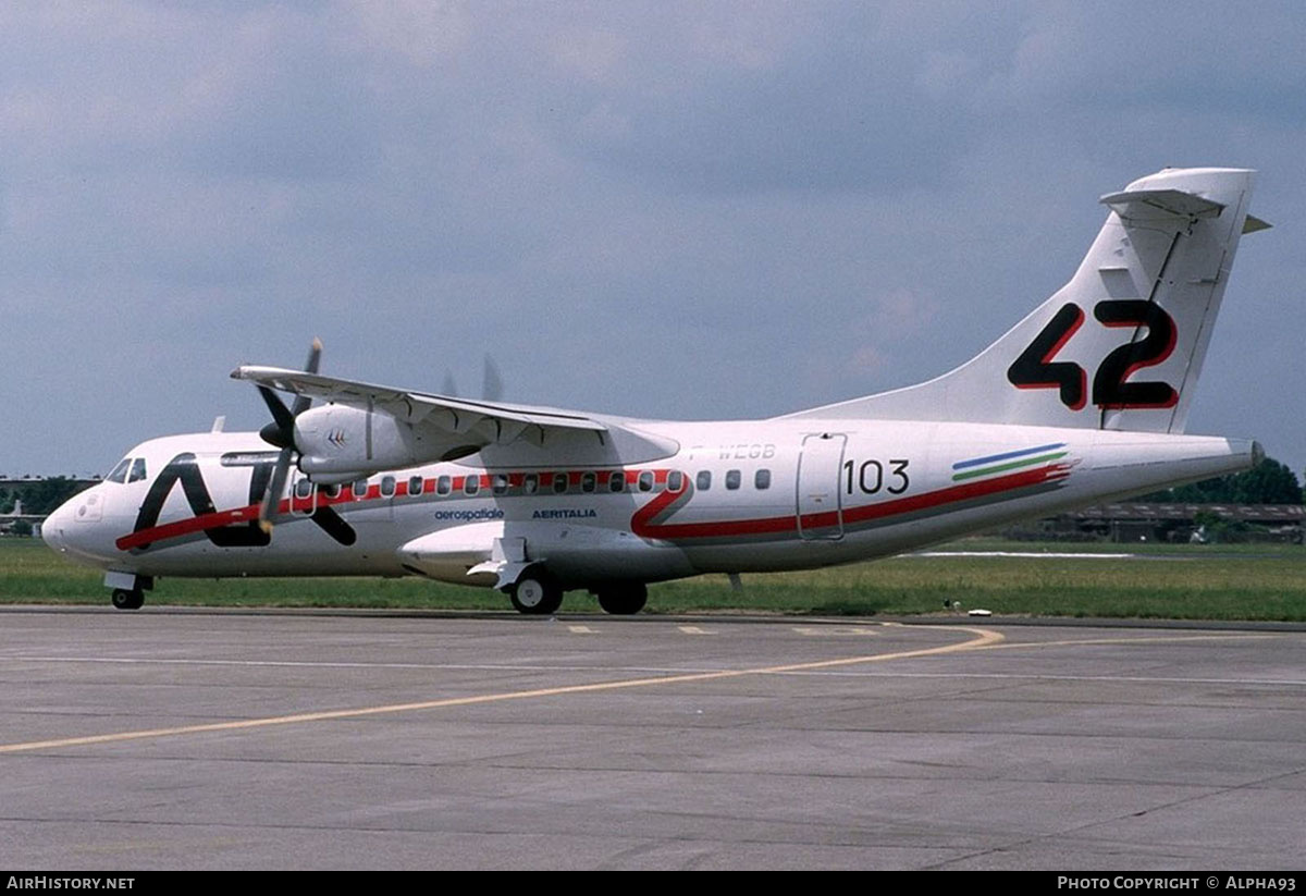 Aircraft Photo of F-WEGB | ATR ATR-42-200 | Aerospatiale Aeritalia | AirHistory.net #869487