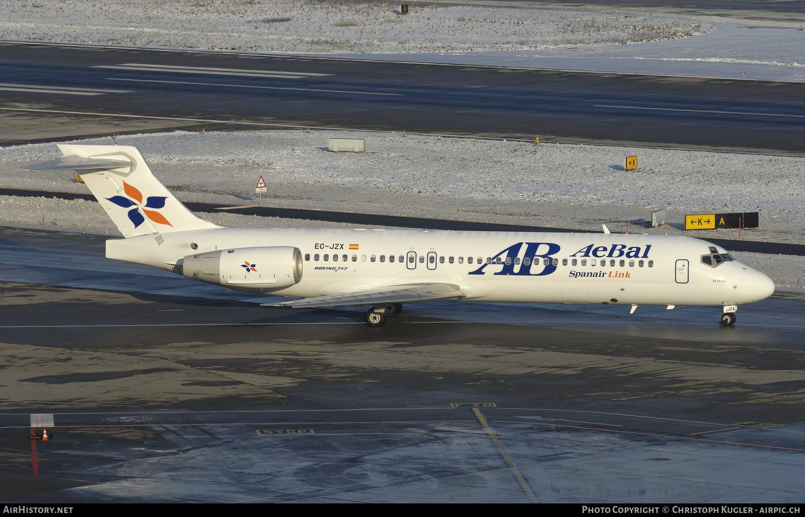 Aircraft Photo of EC-JZX | Boeing 717-23S | AeBal | AirHistory.net #869503