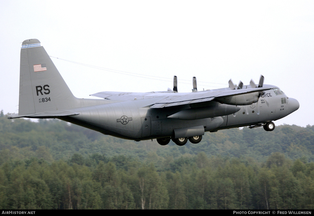 Aircraft Photo of 63-7834 / AF63-834 | Lockheed C-130E Hercules (L-382) | USA - Air Force | AirHistory.net #869530