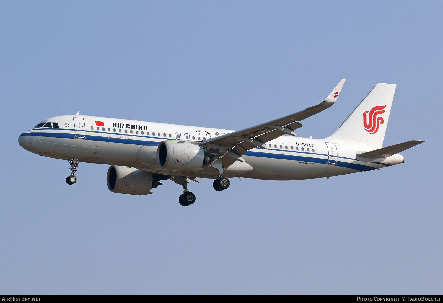 Aircraft Photo of B-30A7 | Airbus A320-271N | Air China | AirHistory.net #869579