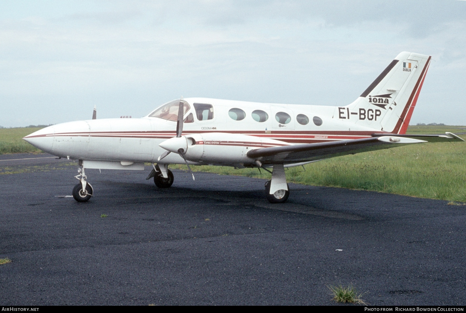 Aircraft Photo of EI-BGP | Cessna 414A Chancellor | Iona National Airways | AirHistory.net #869656