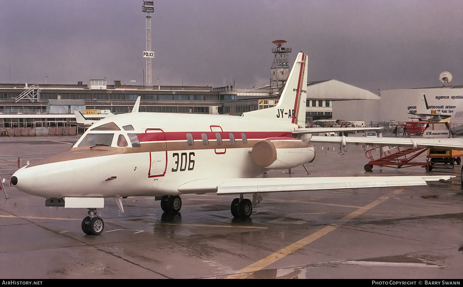 Aircraft Photo of JY-AFL | North American Rockwell NA-380 Sabreliner 80 | Arab Wings | AirHistory.net #869682