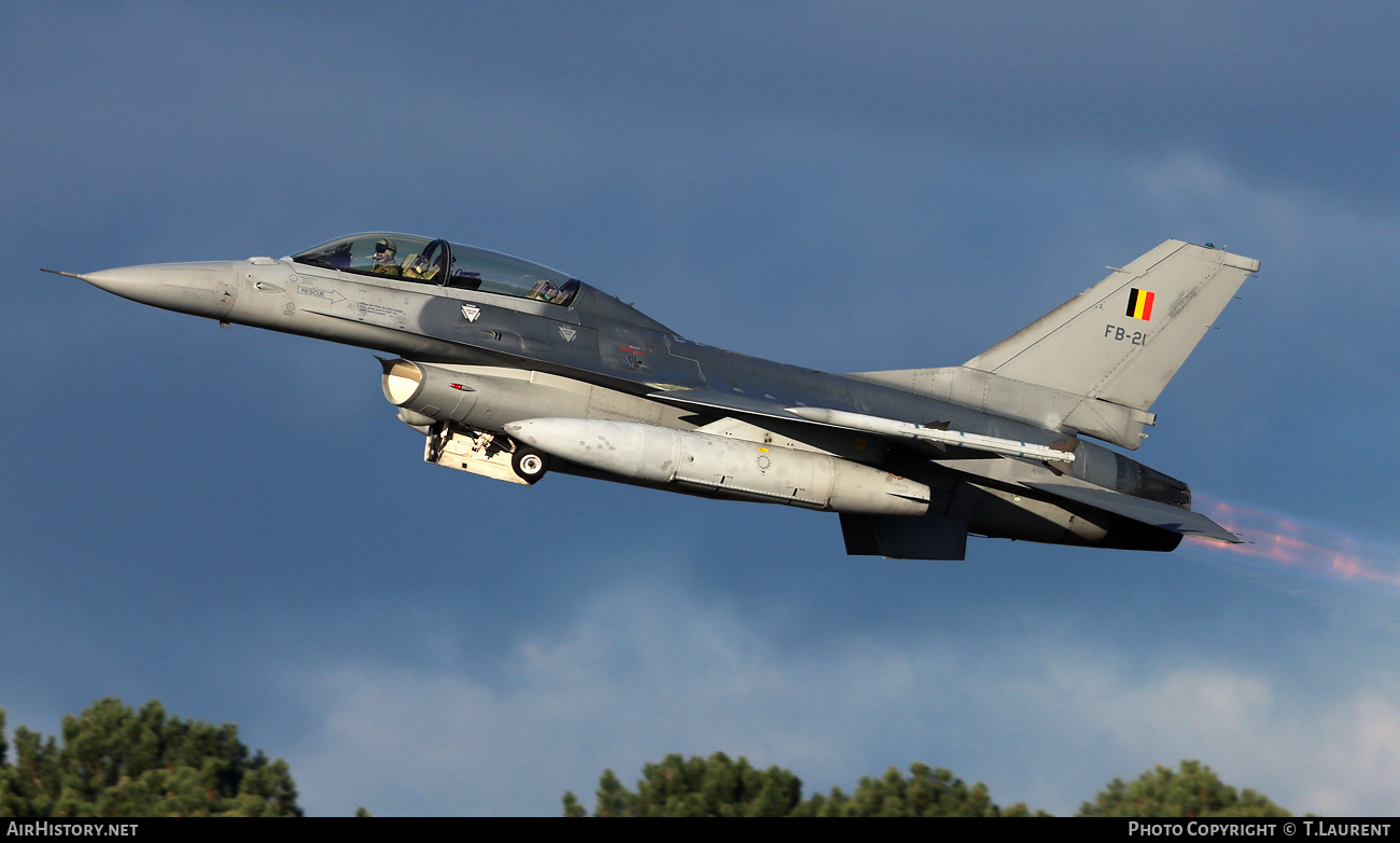 Aircraft Photo of FB21 | General Dynamics F-16BM Fighting Falcon | Belgium - Air Force | AirHistory.net #869685